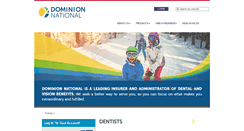 Desktop Screenshot of dominionnational.com